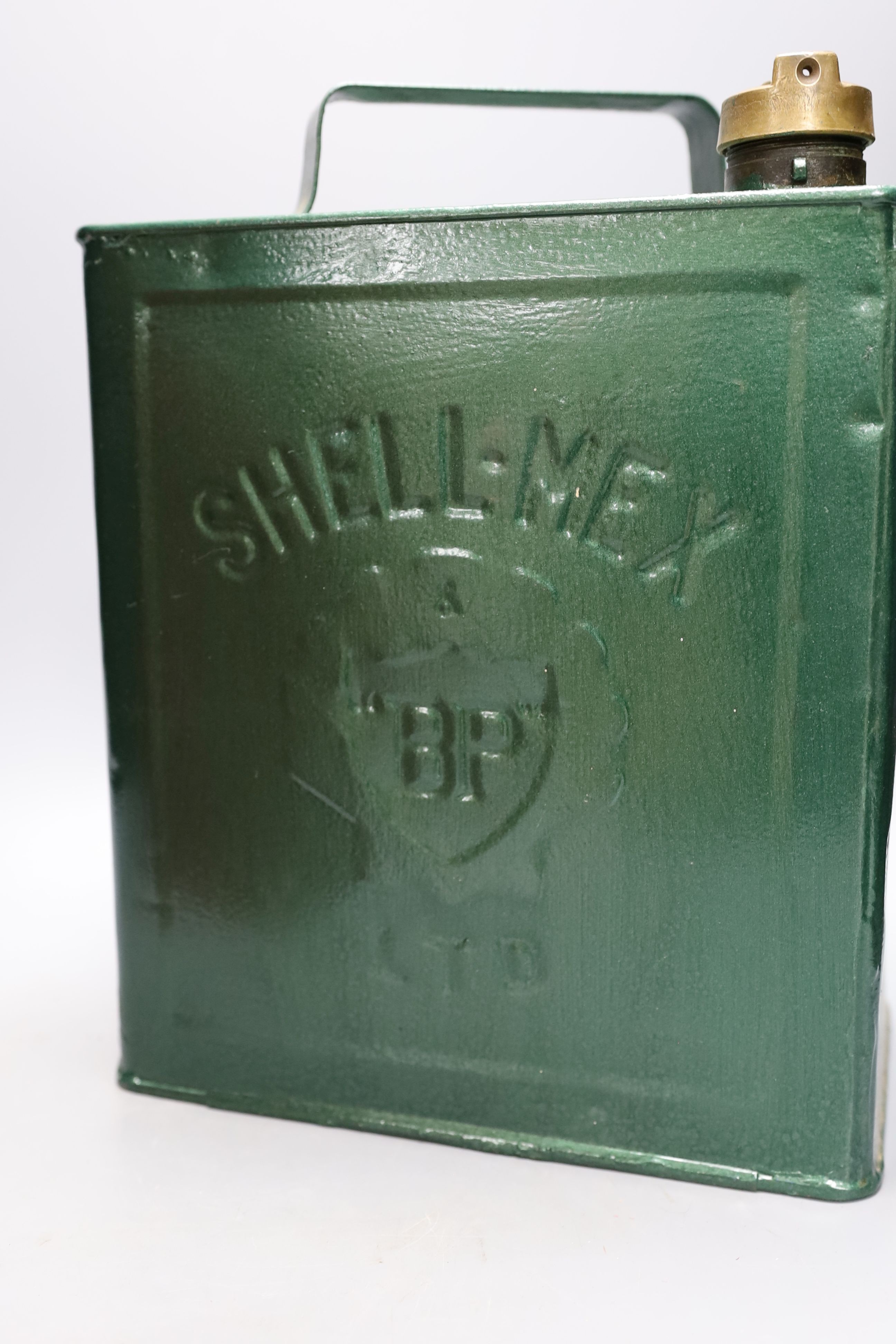 Two pre-war petrol cans